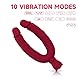 Vibrator Dildo Sexspielzeug U Shaped Vibrator Doppeldildo Prostata Massagestab Klitoris Sex Toyset für Frauen und Paare mit 10 Vibrationsmodi Anal Vibratoren Leises und Starkes G Spot Massagegerät