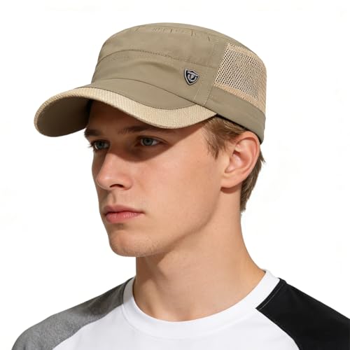 Image of Gustave Men's Summer Sun Cap Quick Dry Mesh Outdoor Hat