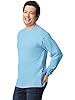 NGWorld Pack of 2 Unisex Ultra Cotton Long Sleeve T-Shirts - Heavyweight, Classic Fit | Crew Neck Tops | Suitable for Workwear and Everyday Wear (UK, Alpha, S, Regular, Regular, 2 X Light Blue) #4