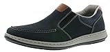 trachtenjanker blau damen Obermaterial: Nubukleder Rieker Herren 17360 Slipper, Blau (pazifik/amaretto/navy/15), 44 EU X-Weit