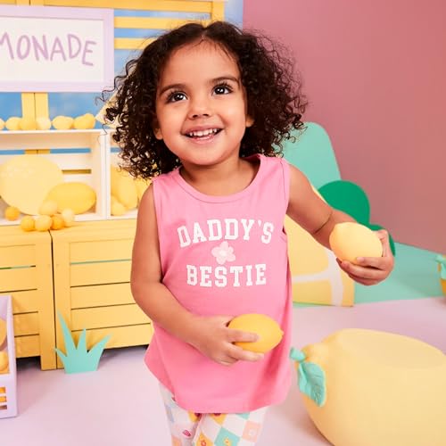 image for Garanimals Baby & Toddler Girl Icons Tank Tees - Kid's Sleeveless Tank