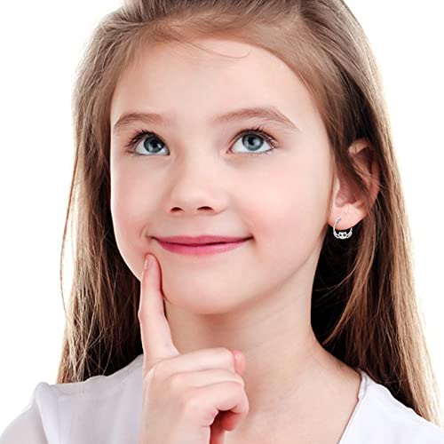 Owl Earrings For Women Sterling Silver Owl Drop Earrings Owl Hoop Earrings Dangle Jewelry Gifts For Women Girls Mother's Day #TOP1