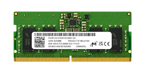 Image of 8GB DDR5 5600MHz OEM Laptop RAM Compatible with Micron [Key Specs: PC5-44800 /5600B | 262-Pin SO-DIMM | CL46 | 1Rx16 | 1.1V | Non-ECC] | 5 Years Seller Warranty