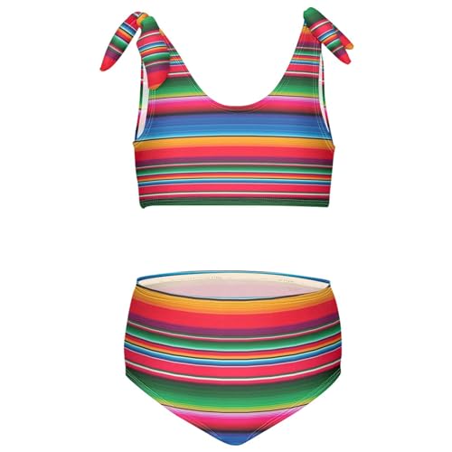 Boccsty Summer Mermaid Girls Tankini Swimsuits Pink Kids Bikini Sets 2 Pcs Bathing Suit for 3T-12T