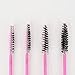 Eyelash disposable mascara wands spoolie brushes 100 pcs (Pink)
