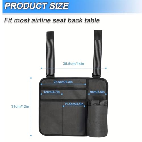 Sac de rangement pliable et léger pour avion et tablette de train - 7