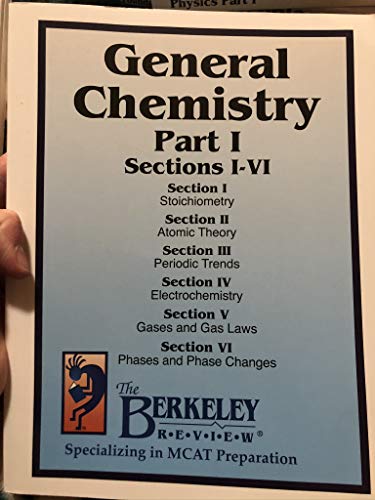 General Chemistry: Part I, Sections I-V B001YJUP7O Book Cover