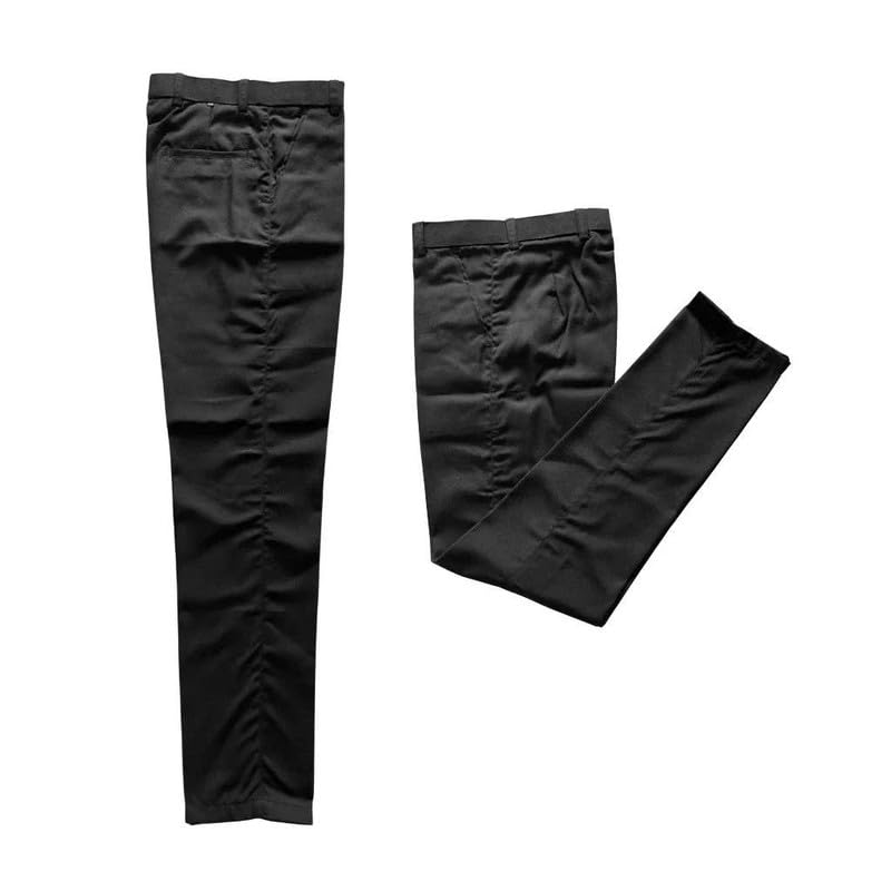 BPCL Salesman Uniform Black Pant | Polycotton Workwear Trousers 280 GSM Super Trovin Fabric | Regular Fit Durable Office Industrial Uniform Pant for Men-picture-10