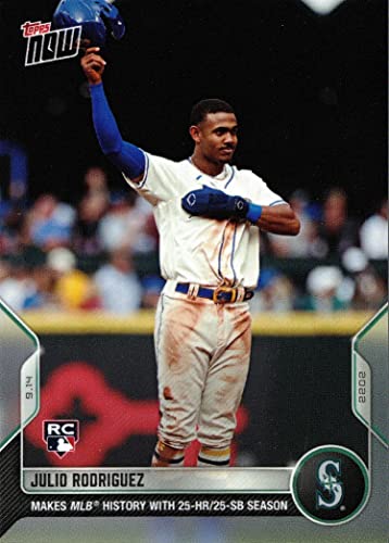 2022 Topps Now Julio Rodriguez Rookie Card Mariners #899