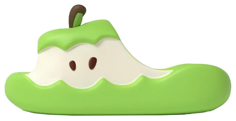 Molodo Apple Slippers for Women Men Cute Fruit EVA Slides Soft Slippers Non-slip Sandals Outdoor Indoor Beach Pool Slides