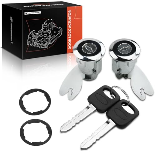 A-Premium Door Lock Cylinder & Keys Set Compatible with Ford