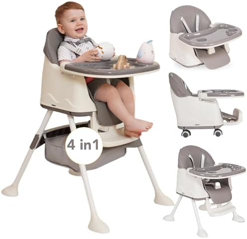 Maxi Baby Cadeira de Alimentação Portátil Bebê Honey (Cinza) Menor preço em Maxi Baby Cadeira de Alimentação Portátil Bebê Honey (Cinza)