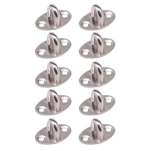 NUOLUX �X�e�����X�� ���^ U�^ �Œ�t�b�N 10���� �ω׏d���[�����O�t�b�N �ƒ�p �L�b�`�� �o�X���[�� �z�e���p