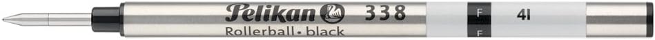 Pelikan 338 Rollerball Refill, For Pelikan Rollerball Pens, Fine Point, Black Ink, 1 Each (908483)