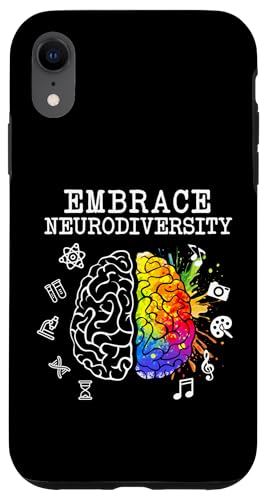 Neurodiversity Shirt | Embrace ADHD Autism ASD Tshirt Custodia per iPhone XR