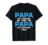 Vous attendez votre deuxième enfant? Montrez votre fierté avec ce design amusant Annonce Grossesse Papa 2024 : 