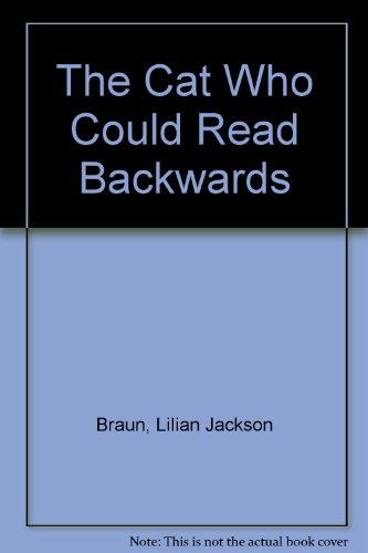 The Cat Who Could Read Backwards 0753159252 Book Cover
