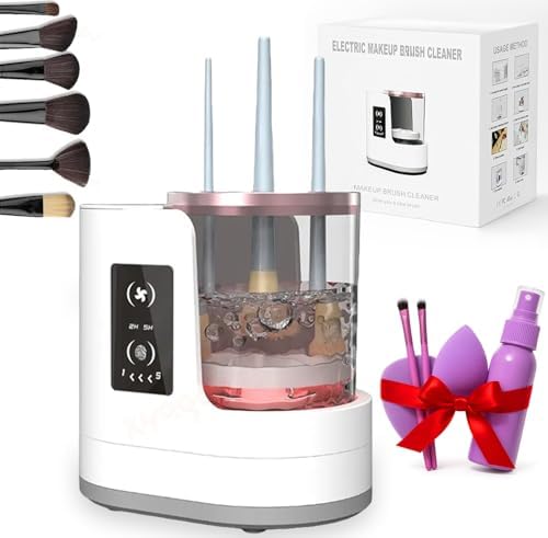 Electric Makeup Brush Cleaner Machine, 3 IN 1 Automatic Makeup Brush ...