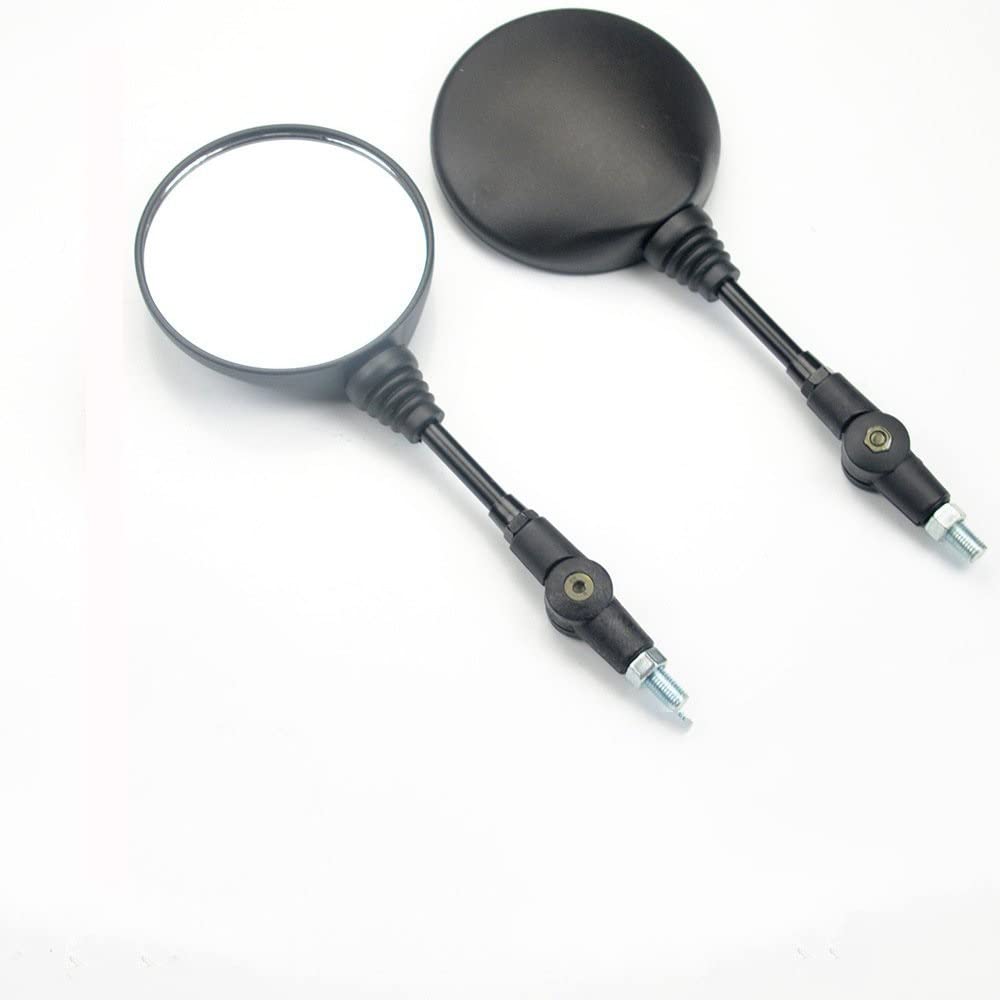 Motorcycle Rearview Mirrors Pour Kawasaki Moto Guidon Réglable Vélo Équitation Rond Ellipse Miroir 1 Ensemble Rétroviseur Vélo Rétroviseurs Moto