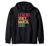 Photo Gallery legend since march 1980 42nd birthday gift 42 years old felpa con cappuccio Photo Gallery legend since march 1980 42nd birthday gift 42 years old felpa con cappuccio