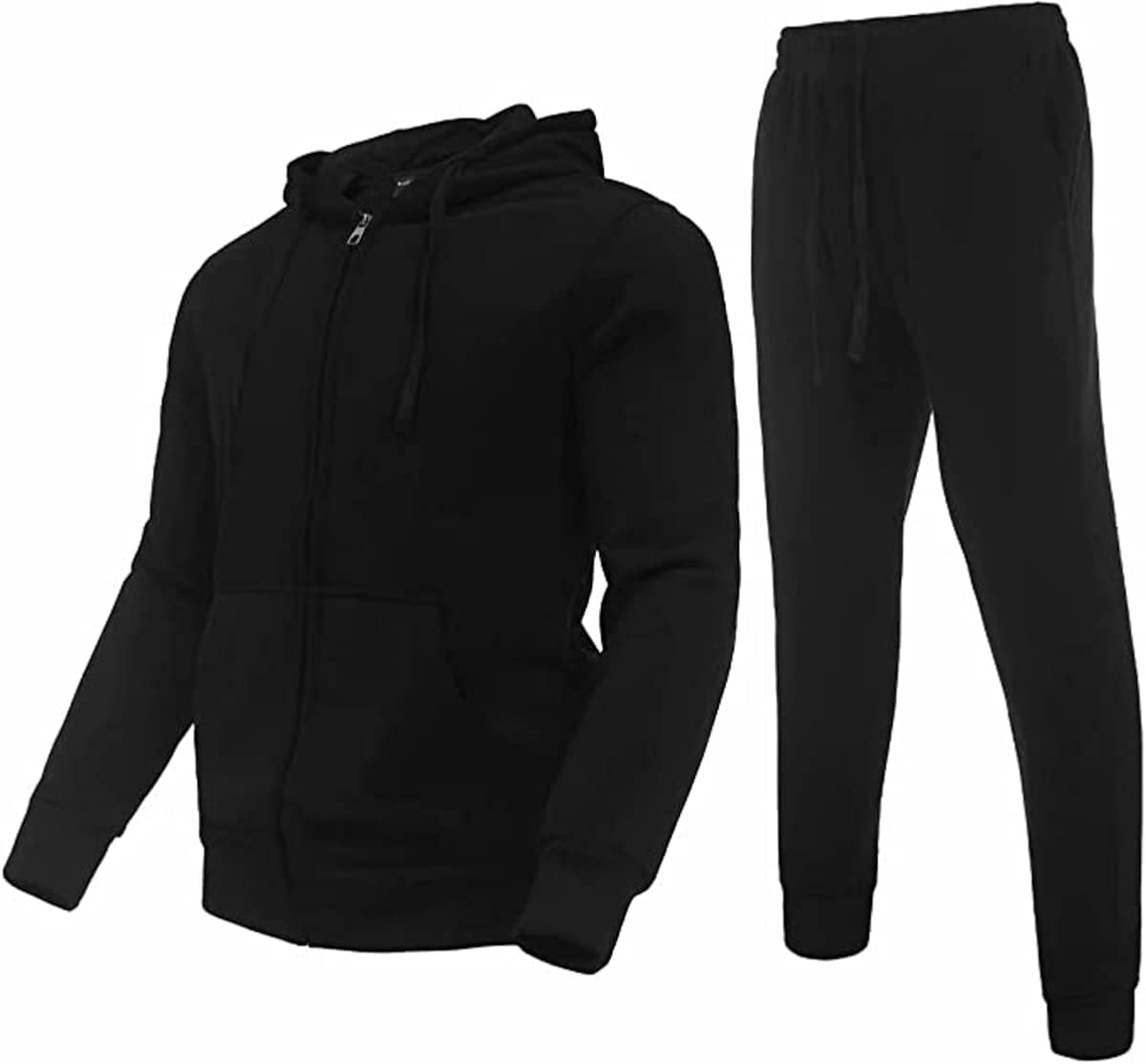 Men’s 2 Piece Heavyweight Sweat Suit with Jogger Pants at Amazon Men’s
