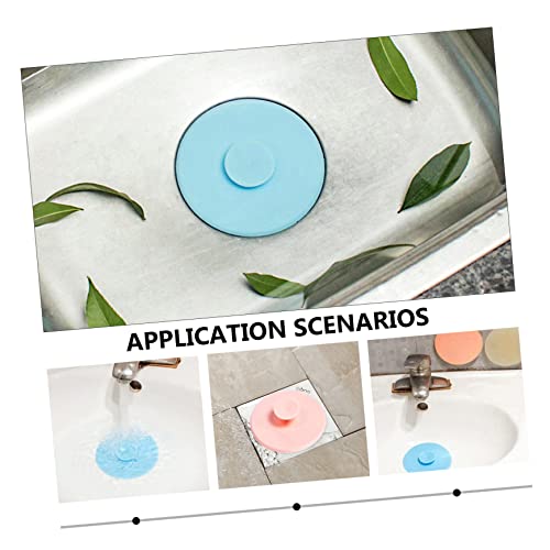 Tapón de silicona para lavabo 5 piezas miniatura 5