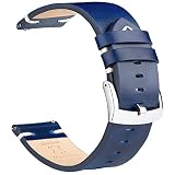 OTTOODY Leather Watch Bands 18mm 20mm 22mm, Quick Release Top Grain Leather Watch Band Straps for Me