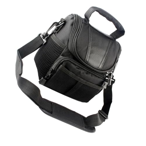 Alipis Bolso Bandolera para Cámara DSLR y Mirrorless Negro, Bolsa de Hombro, Tamaño Compacto, Correa Ajustable para Fotografía y Viajes al Aire Libre