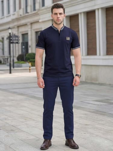 Image of Lymio Polo T Shirt for Men || T Shirt for Man || Collar T Shirt Style Men (Packs Also Available) (Polo-51-54)