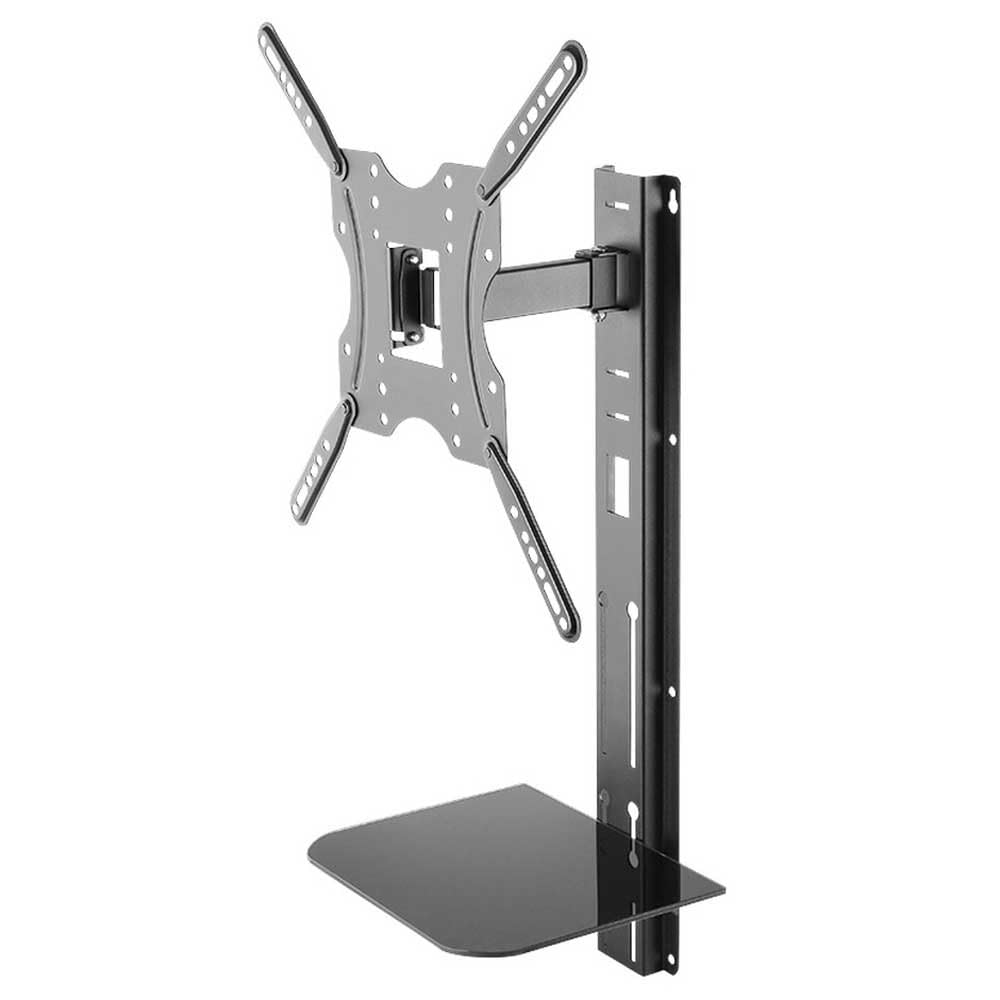 LogiLink BP0048 supporto da parete per tv a schermo piatto 139,7 cm (55") Nero, Acciaio inossidabile