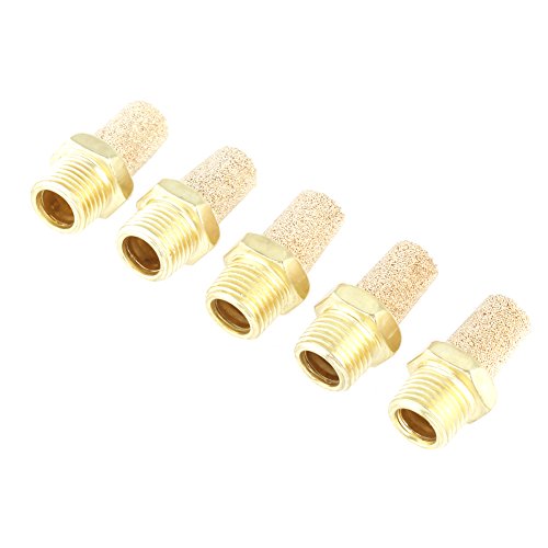 25 Teile/satz Magnetventil Pneumatische Schalldämpfer Filter Schalldämpfer G1 / 8 Außengewinde Pneumatische Luftaustrittsgeräuschfilter Schalldämpfer Schalldämpfer