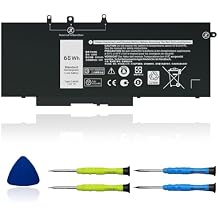 GJKNX Laptop Battery Compatible with Dell Latitude 5480 5580 5490 5590 5491 5591 5495 5488 Precision 3520 3530 Series 93FTF 3DDDG 0GD1JP 0DY9NT 5YHR4 KCM82 451-BBZG 7.6V 68Wh 8500mAh