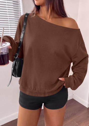Womens Off The Shoulder Sweatshirt - image 2