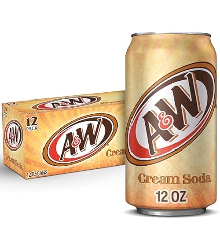 A&W Root Beer Cream Soda 12er Pack | Amerikanisches Cream Soda Erfrischungsgetränk | 12x355ml
