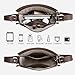 BOSTANTEN Shoulder Bag for Women Trendy Crossbody Purses Vegan Leather Handbag With Adjustable Strap