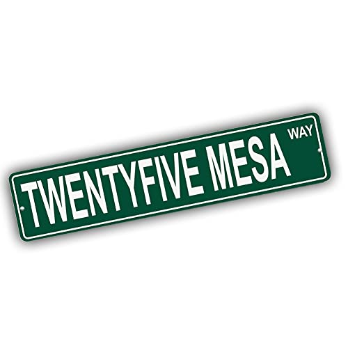Brotherhood Aluminum Street Sign for Twentyfive Mesa - Colorado Wall Decor