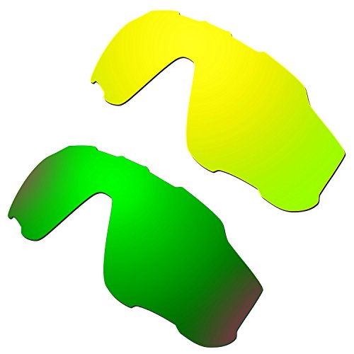 Verres pour Oakley Jawbreaker haute définition antibuée pack de 2 paires