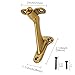 ZAUYX 2 Pack 3 Inch Hand Rail Bracket Antique Brass Stair Brackets Heavy Duty Handrail Brackets for Stairways Handrail Staircase Bracket
