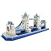 CubicFun 3D London Puzzles Small Britain Architecture Buildings Paper Craft Model Kits Toys for Adults and Teens, Tower Bridge, 52 Pieces