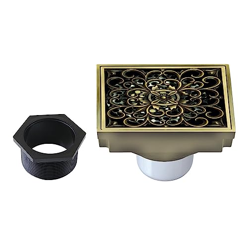 Kingston Brass Bsf9771Ab Watercourse Shower Drain, Antique Brass #TOP9