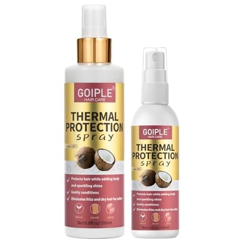 WOZUTUNT Coconut Hair Heat Protectant Spray Cover