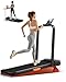 LONTEK Walking Pad mit Steigung 15%, 10KM/H Laufband für Zuhause mit Steigung und Geräuscharmer Motor, Laufband Schreibtisch, Max.136KG, für Zuhause und Büro
