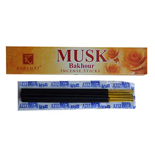 Harpas de incenso árabe oriental do Oriente Médio com aromas de almíscar Bakhoor Oud para casa/escritório/adrassa/mosque/Masjid/Hajj e Umrah presente