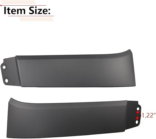 Miniatura 3 de RLB-HILON Juego de 1 par de paneles de rejilla de parachoques delantero compatibles con Toyota Tundra 2007 a 2013, para Toyota Sequoia 2008 a 2017