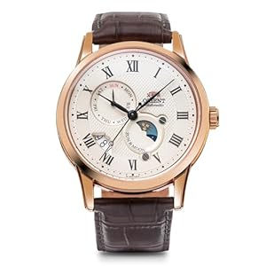 ORIENT Classic Sun & Moon Mechanical Watch RN-AK0001S Men’s