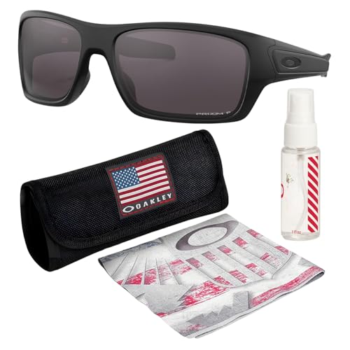 Oakley OO9263 TURBINE – Polarized/Non-Polarized - Rectangle Sunglasses with Official Eyewear Kit Bundle