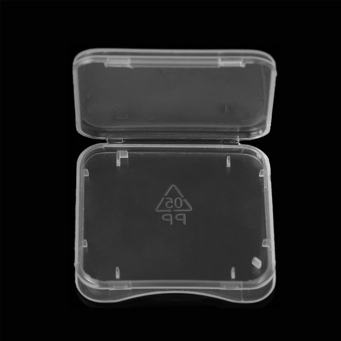 Case di schede di memoria da 10 pcs Case di archiviazione SD trasparente schede portatili a prova di polvere Coperchio di archiviazione in plastica trasparente o scheda