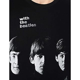 The Beatles The Beatles Men’s T-Shirt à Manches Courtes – Noir – Medium - Les Beatles, Paul McCartney, John Lennon, RIngo Starr, George Harrison The Beatles The Beatles Men's T-Shirt à Manches Courtes - Noir - Medium – Image 5