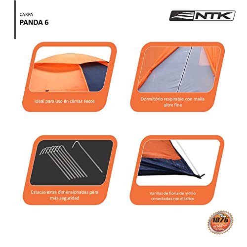 Barraca Nautika 6 Pessoas Panda Leve Grande Facil de Montar