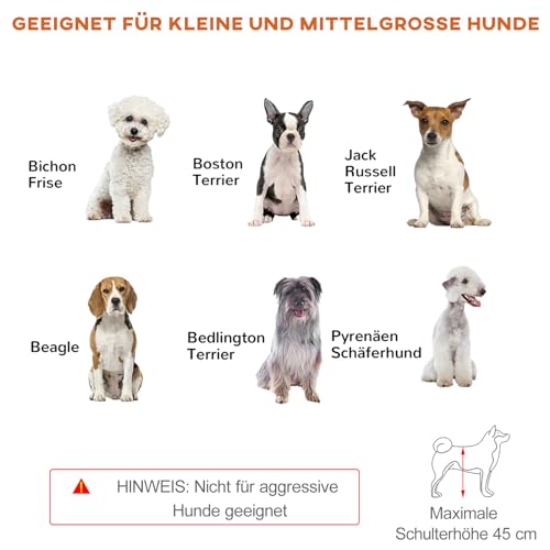 PawHut Hunde Absperrgitter aus Holz, Ausziehbares Türschutzgitter mit Fußstütze, Freistehendes Hundegitter, Treppenschutzgitter, Hundeabsperrgitter für Kamin, Ofen, Graublau, 104-180 x 36 x 69 cm